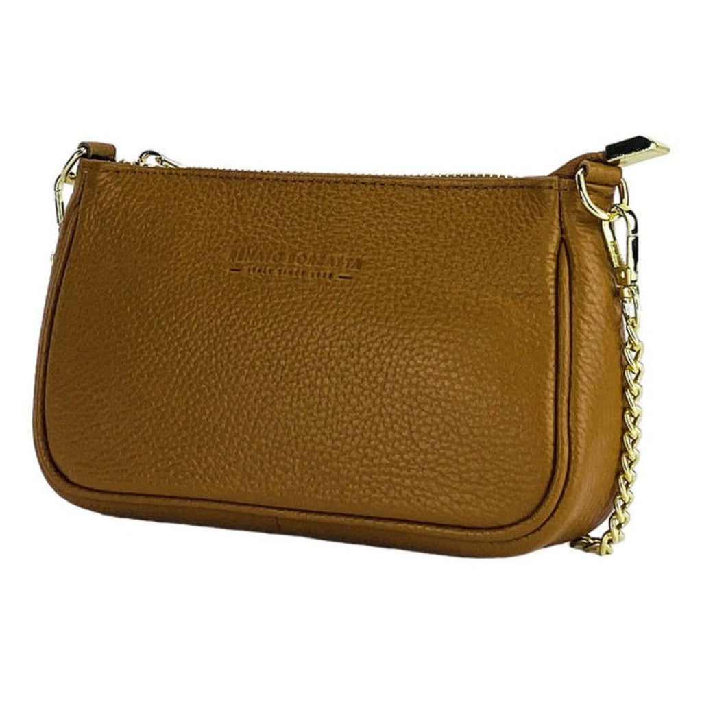 RB Italy Small Leather Bag - Tan