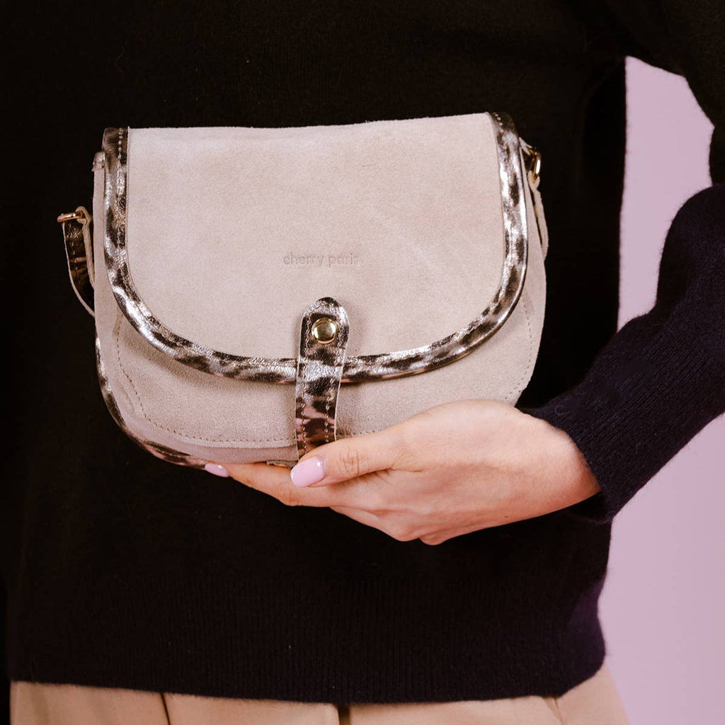 Cherry Paris Meissa Suede Bag
