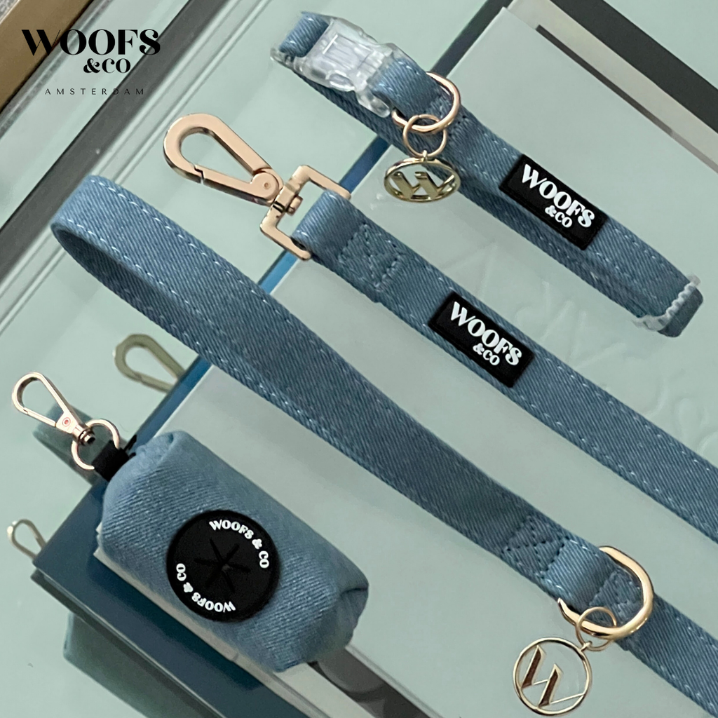 Collar with Charm - Denim