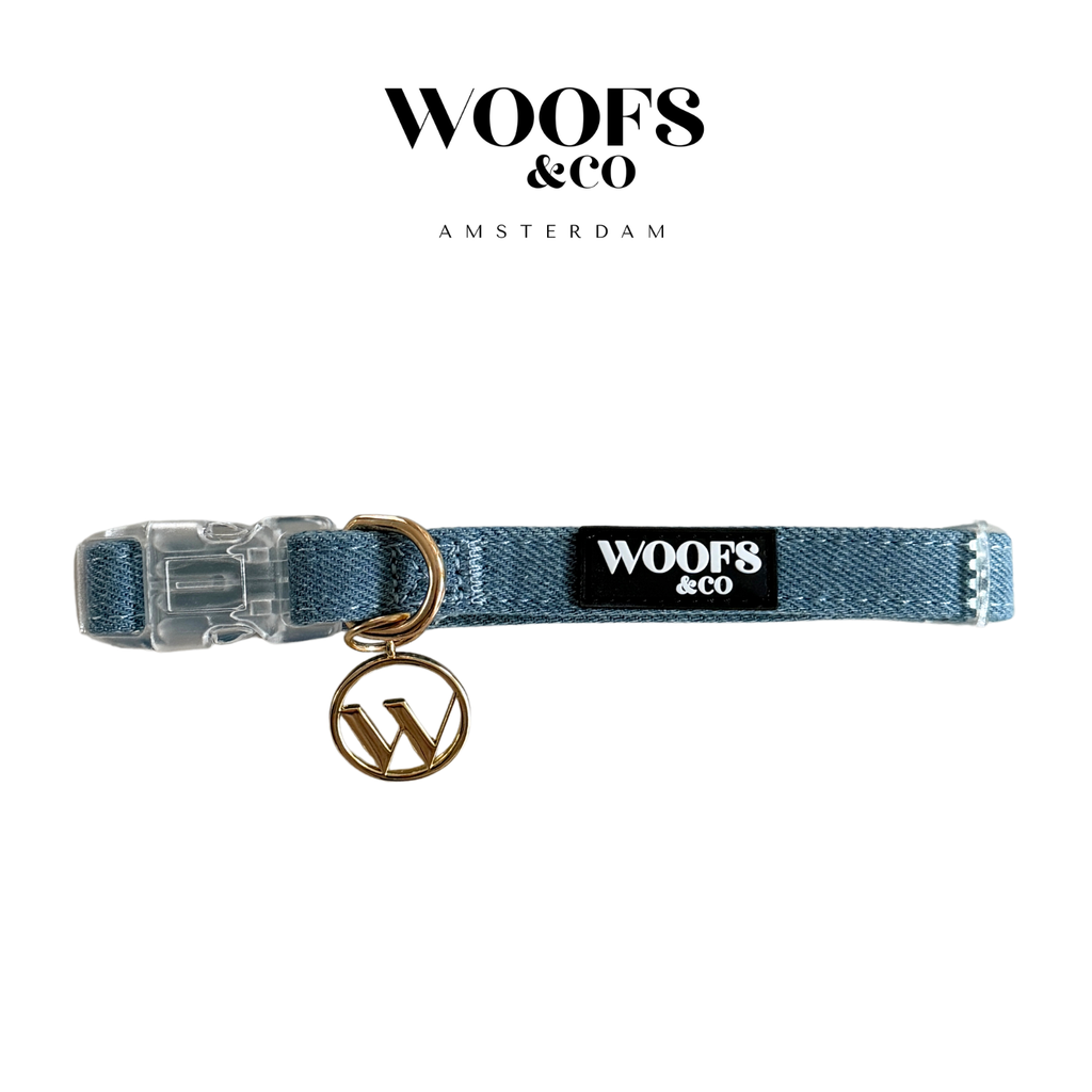 Collar with Charm - Denim
