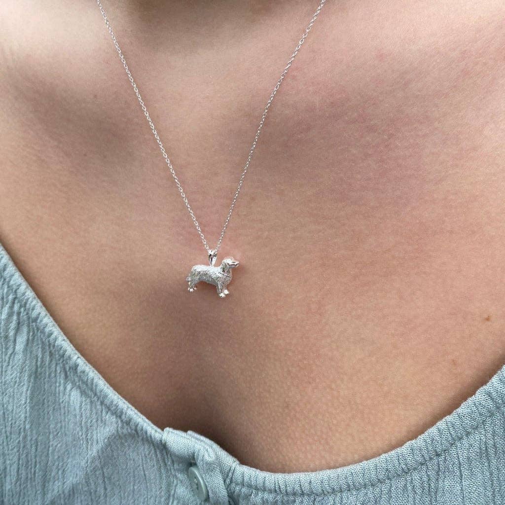 Reeves Silver Retriever Necklace