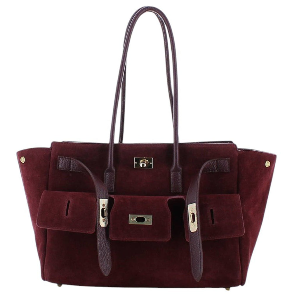 GV Italy Large Leather Shoulder Bag