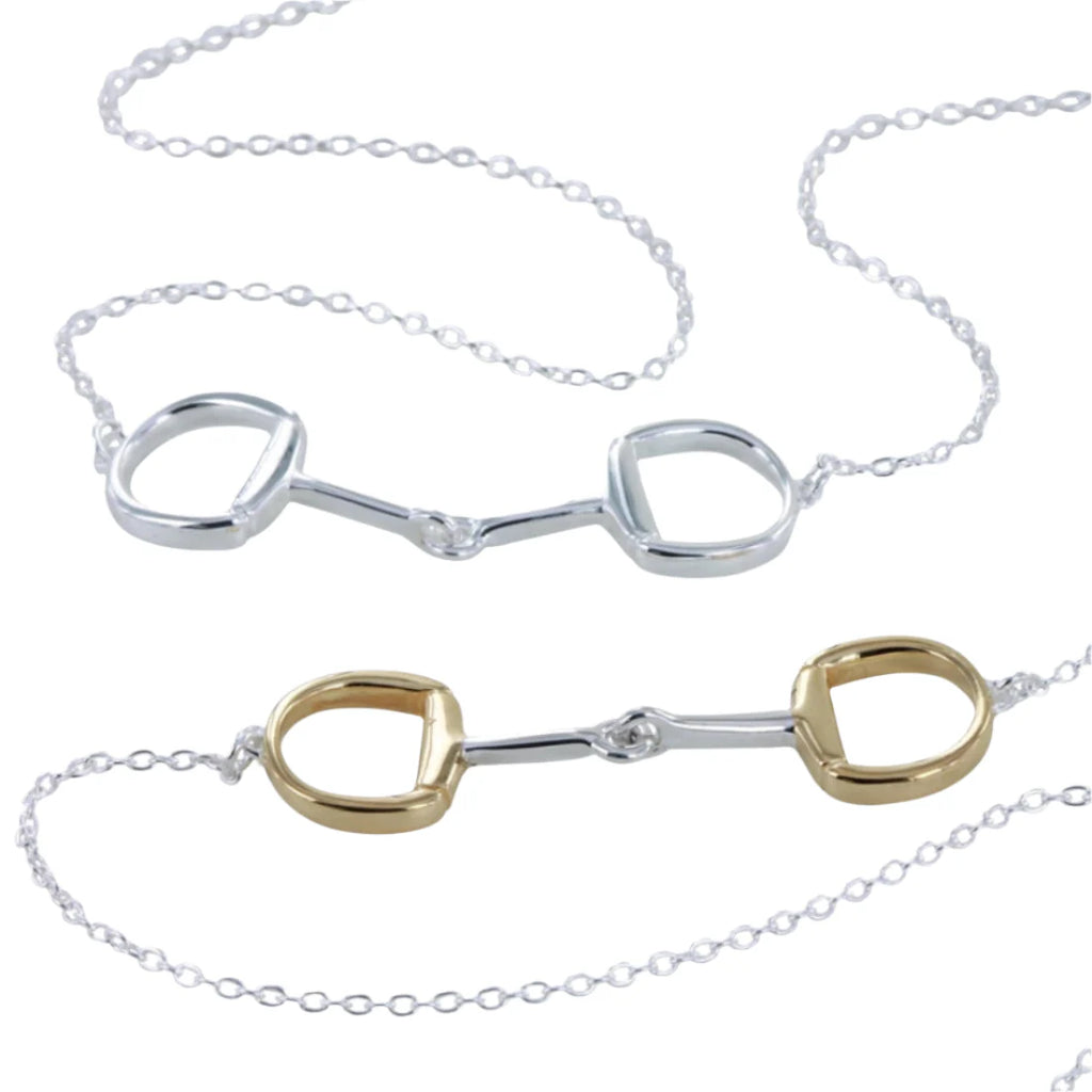 Reeves Solo Snaffle Necklace - Silver