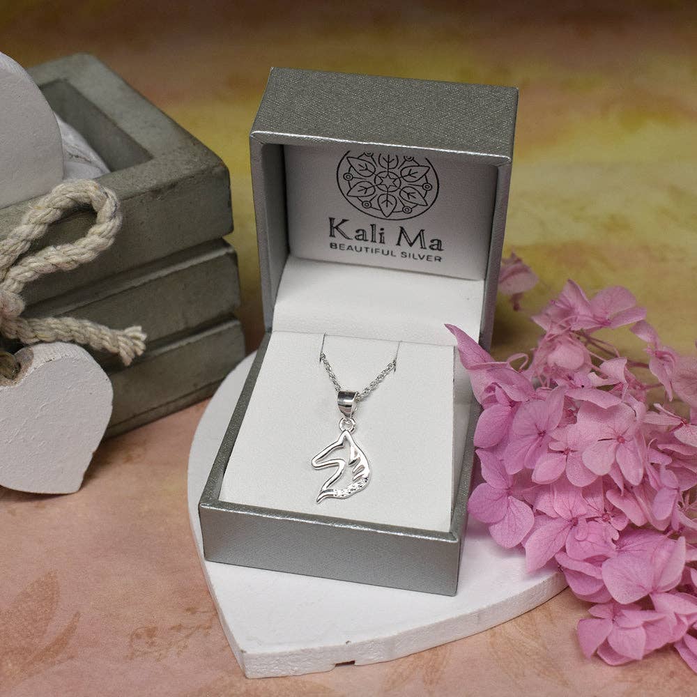 Kali Designs Carrie Horse Head Necklace