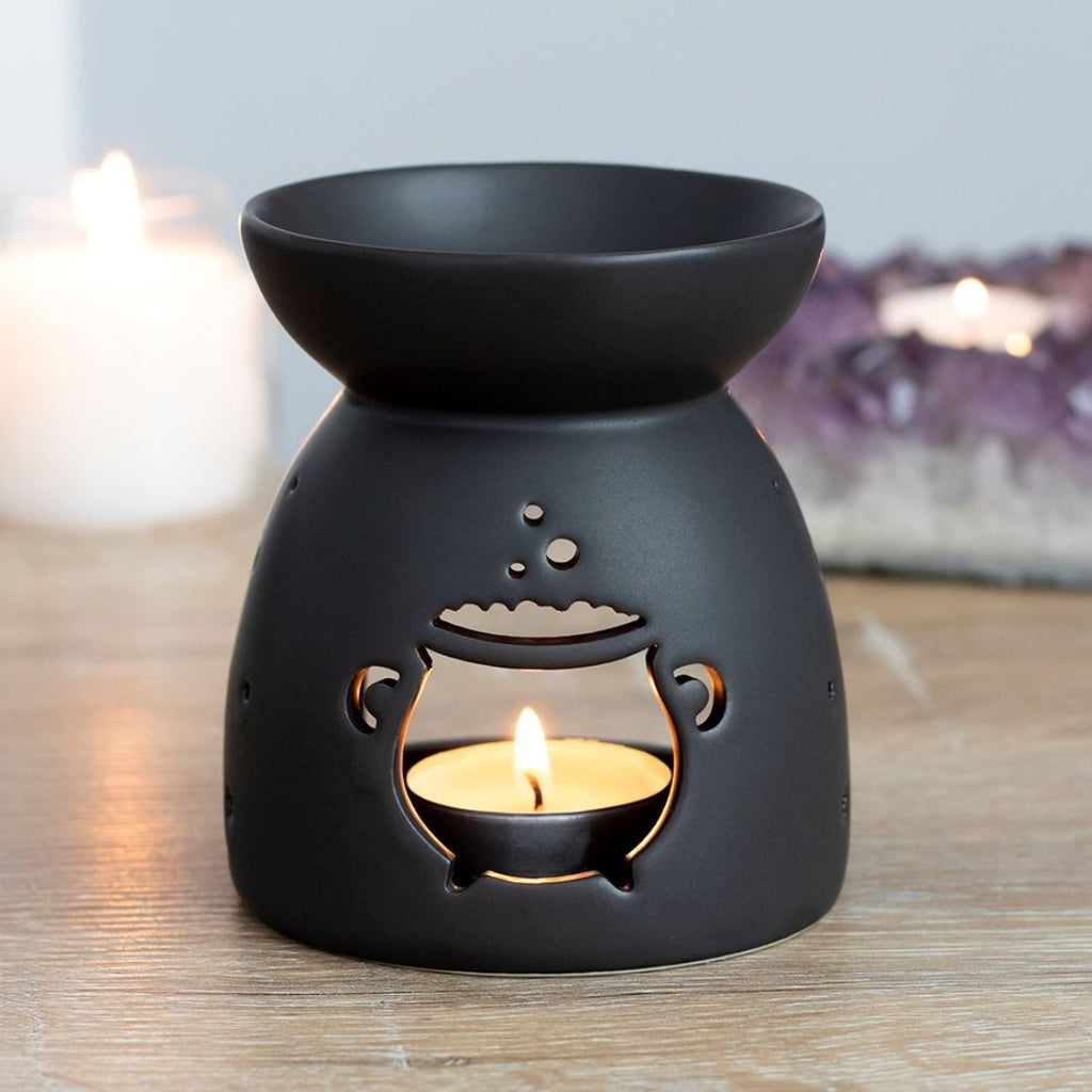 Black Cauldron Cutout Burner