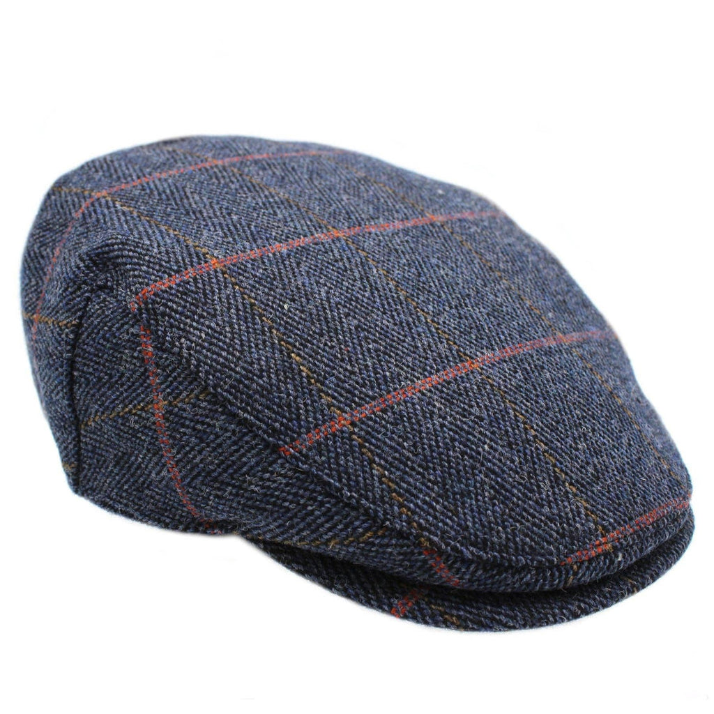 Heather Hats Chilton Derby Tweed Waterproof Flat