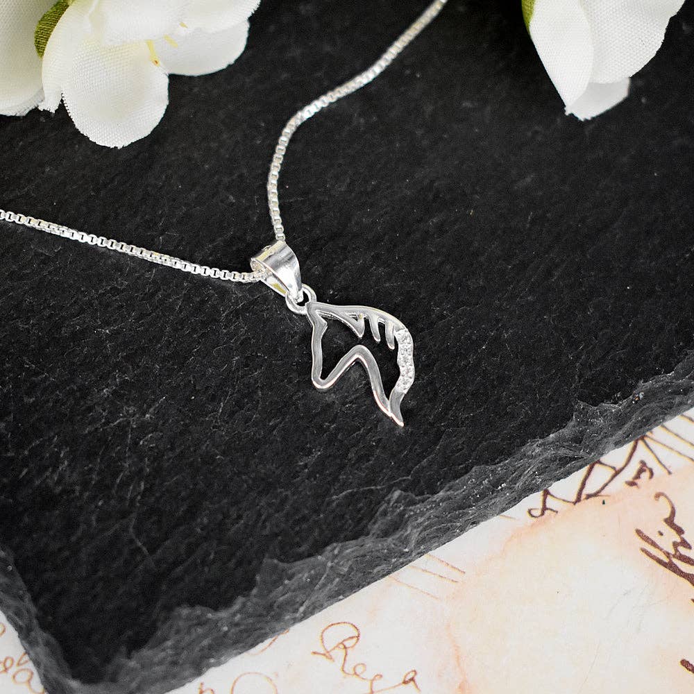 Kali Designs Carrie Horse Head Necklace