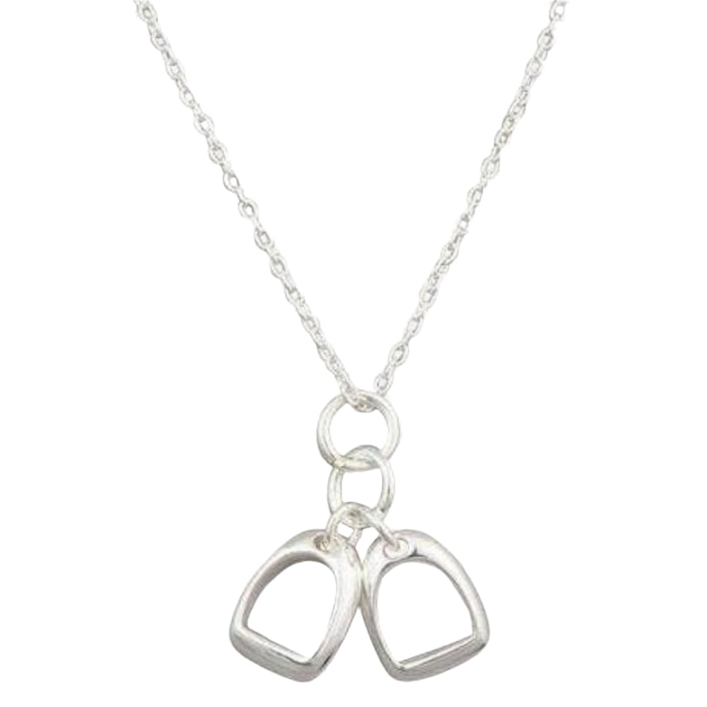 Reeves Two Stirrup Charm Necklace