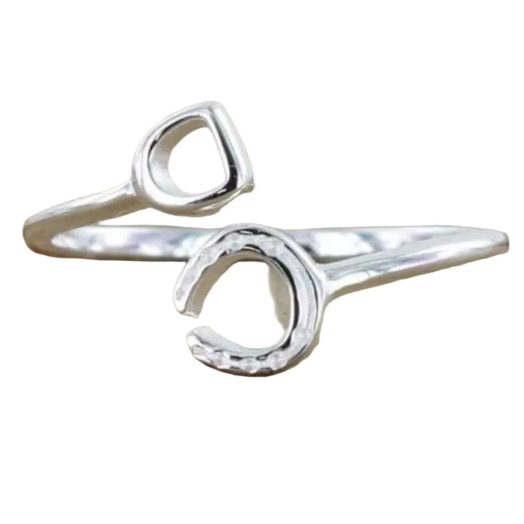 Reeves Stirrup and Horseshoe Ring