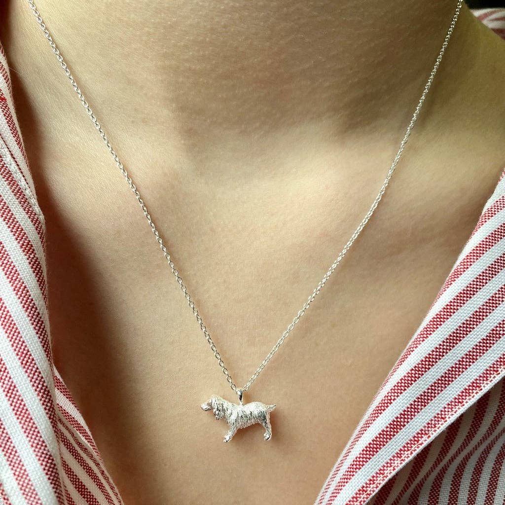 Reeves Silver Spaniel Necklace