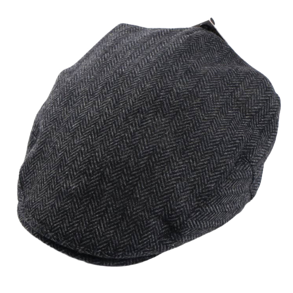 Tweed Cap Grey Herringbone