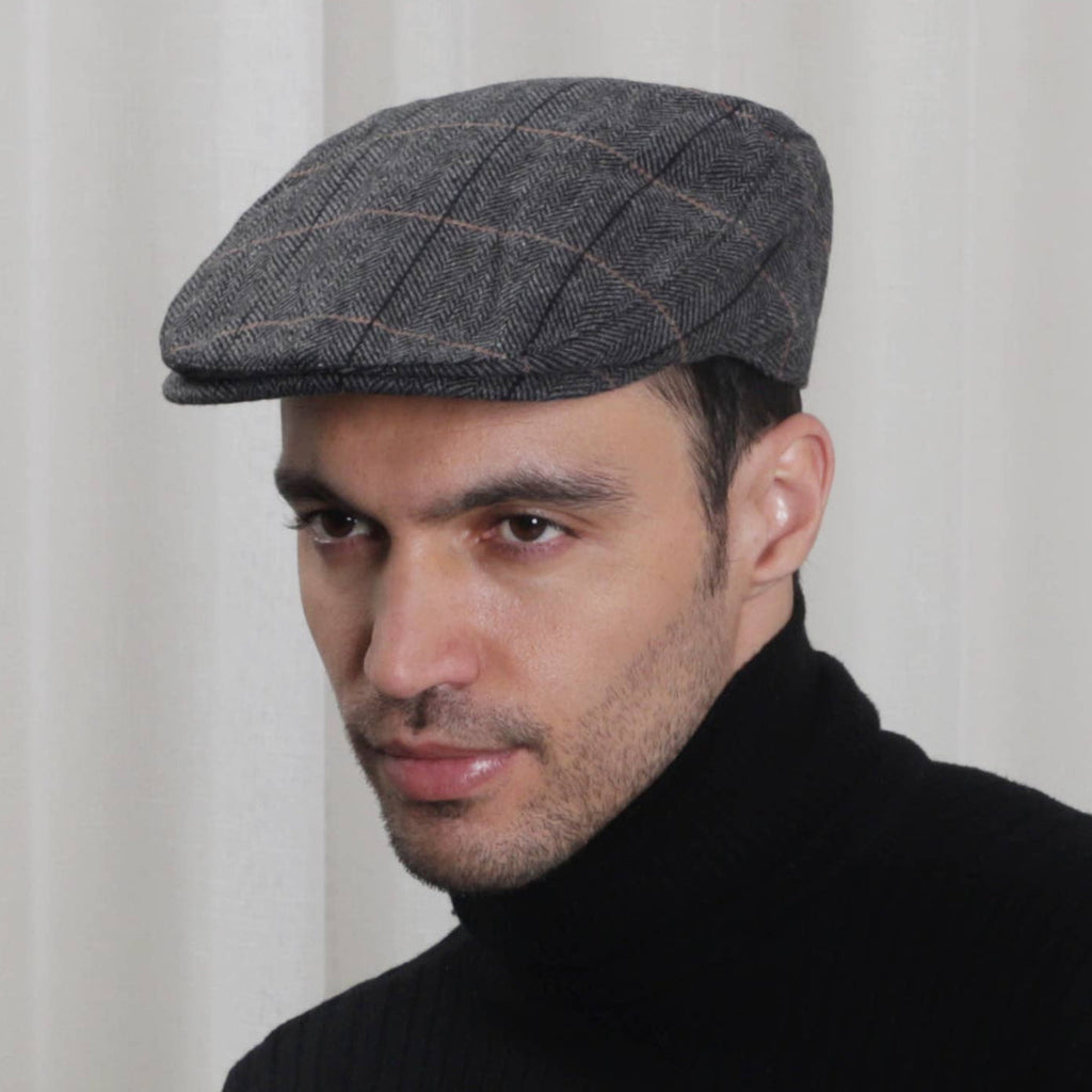 Traditional Tweed Cap Grey