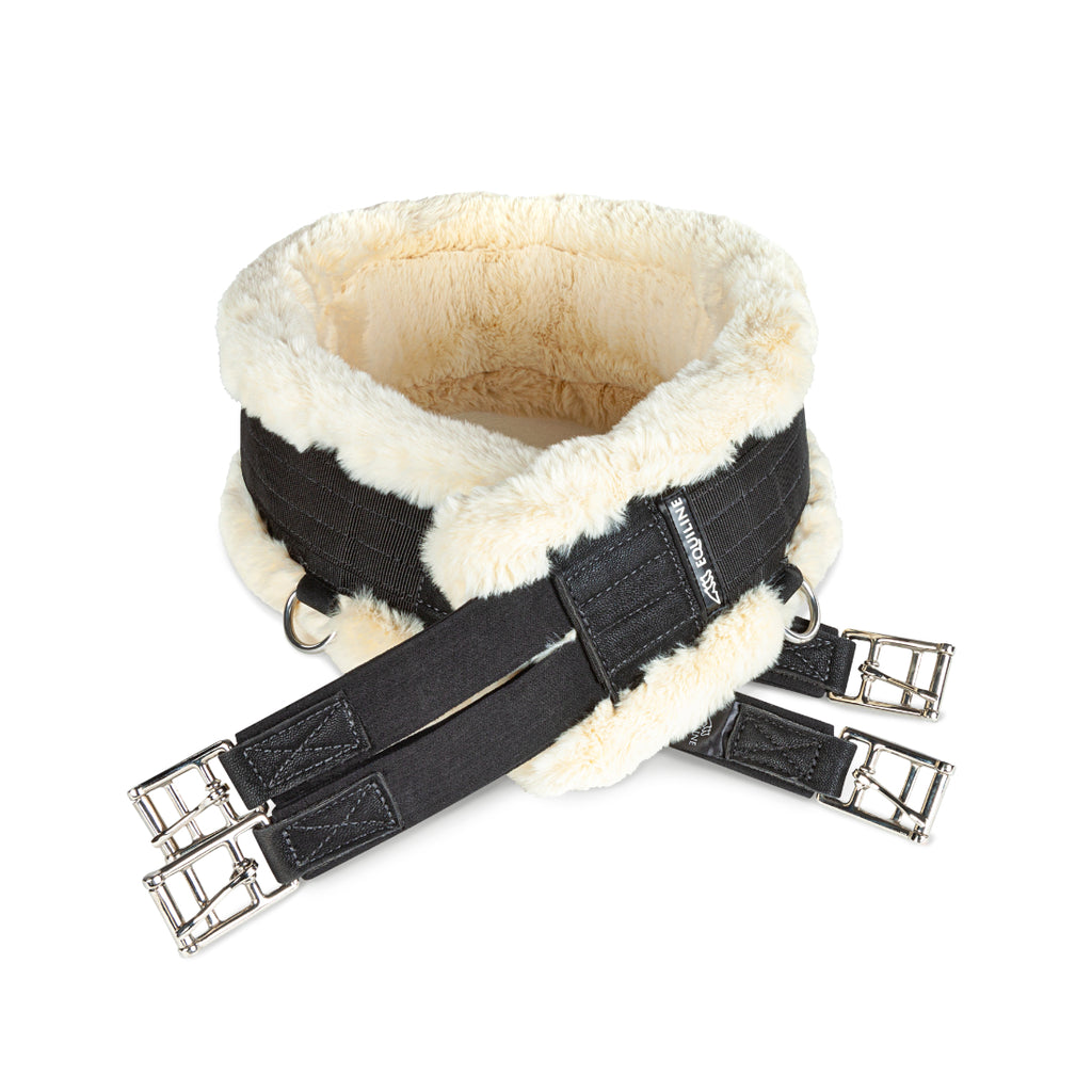 Equiline Jumping Girth With Sheepskin Padding